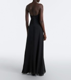 The Row Javier silk georgette gown
