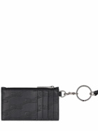 BALENCIAGA - Bb Monogram Leather Card Holder