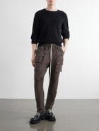 DRKSHDW by Rick Owens - Creatch Tapered Cotton-Jersey Sweatpants - Brown