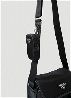 Prada - Re-Nylon Messenger Crossbody Bag in Black