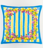 Dolce&Gabbana Casa Taormina striped cotton cushion
