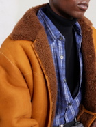 A.PRESSE - Shearling Jacket - Brown