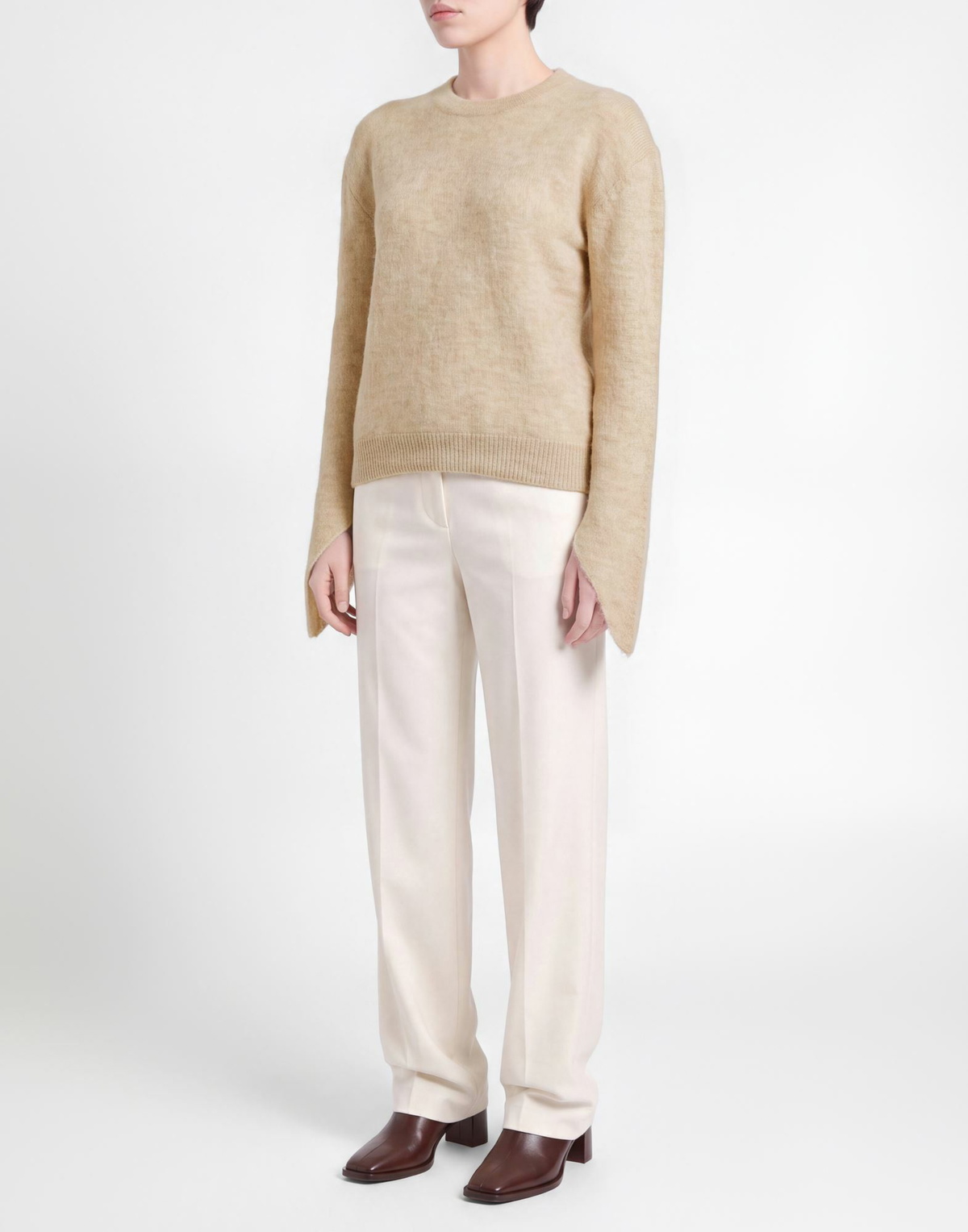 Giorgio Brato Womens Sweater Sand