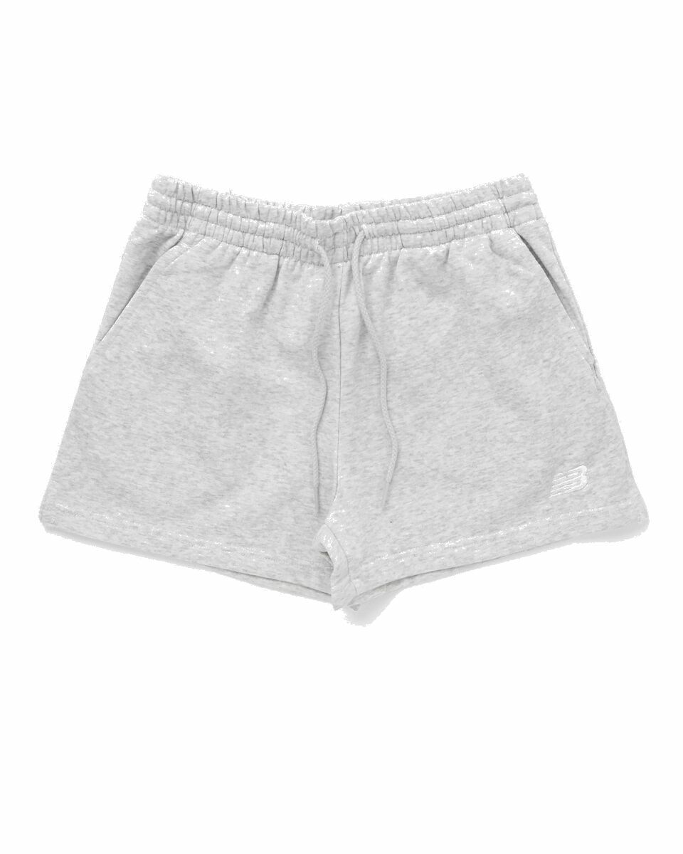 Photo: New Balance New Balance French Terry Short Grey - Womens - Sport & Team Shorts