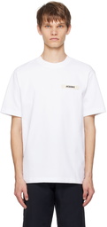 JACQUEMUS White Les Classiques 'Le t-shirt Gros Grain' T-Shirt