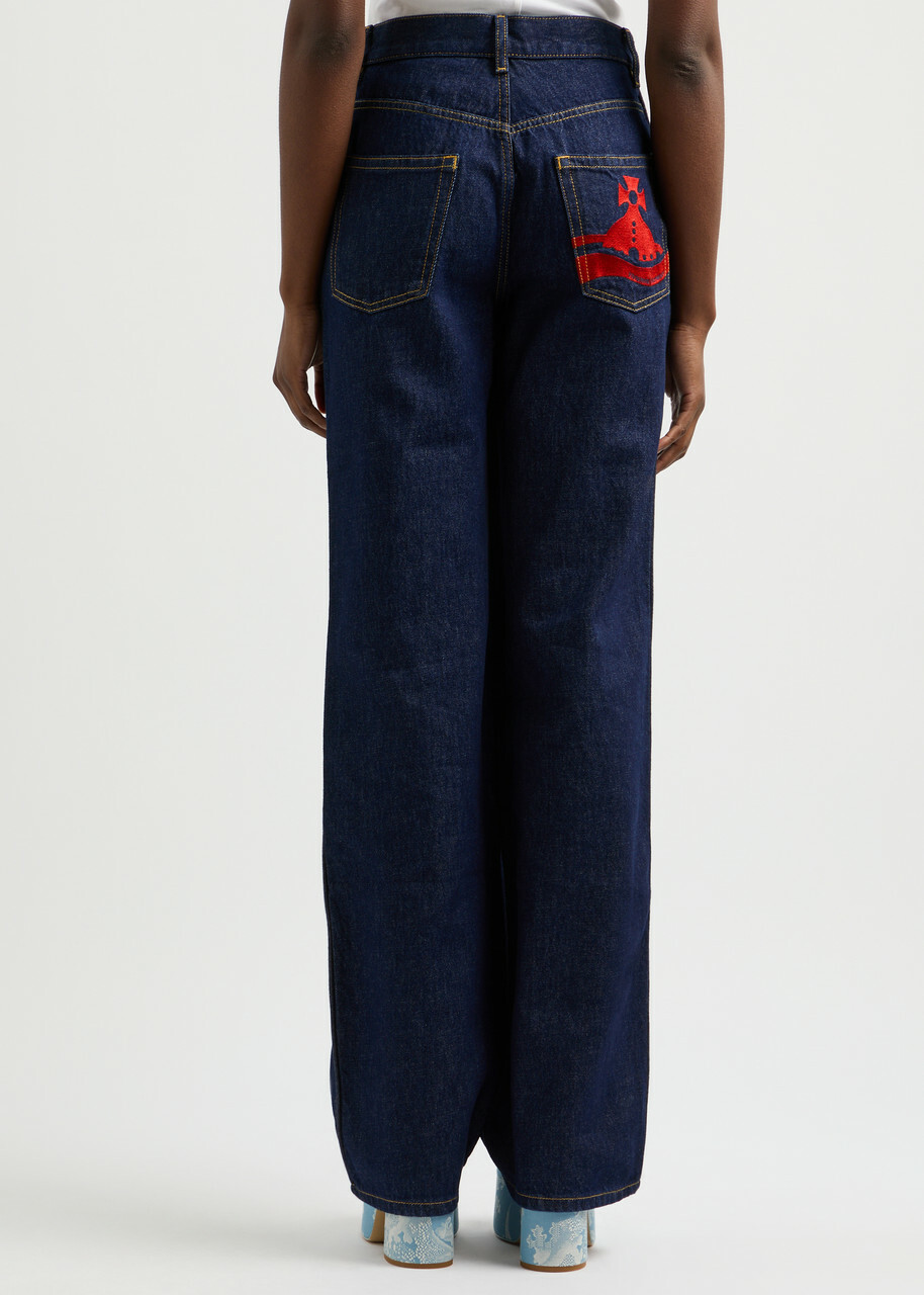 Vivienne Westwood Ray Flared-leg Jeans Indigo Vivienne Westwood
