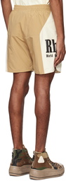 Rhude Tan Senna Shorts