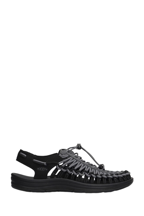 Photo: Keen Uneek M Sandals In Black Suede And Fabric