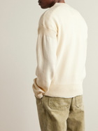 Marni - Logo-Intarsia Virgin Wool Sweater - White