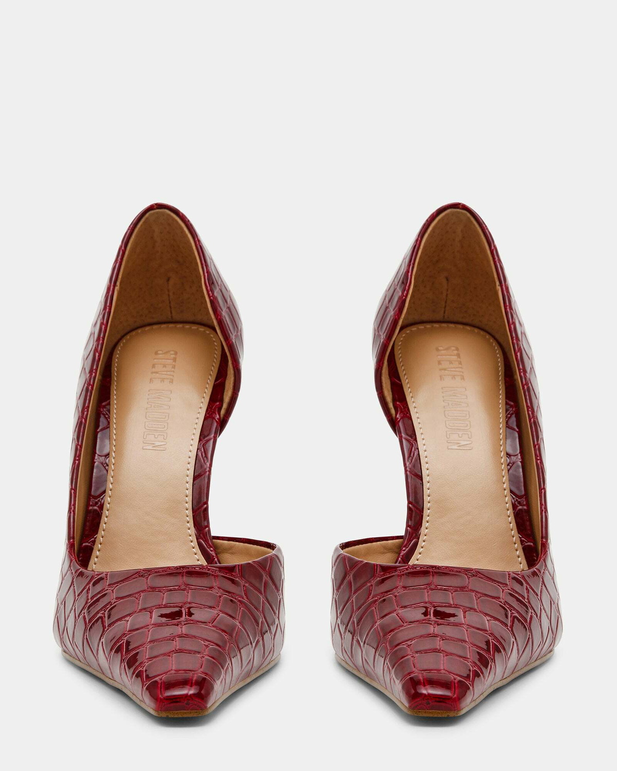 Steve Madden Elegantt Heels in Red Exotic