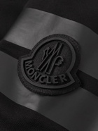 Moncler - Slim-Fit Logo-Appliquéd Cotton-Jersey Zip-Up Hoodie - Black