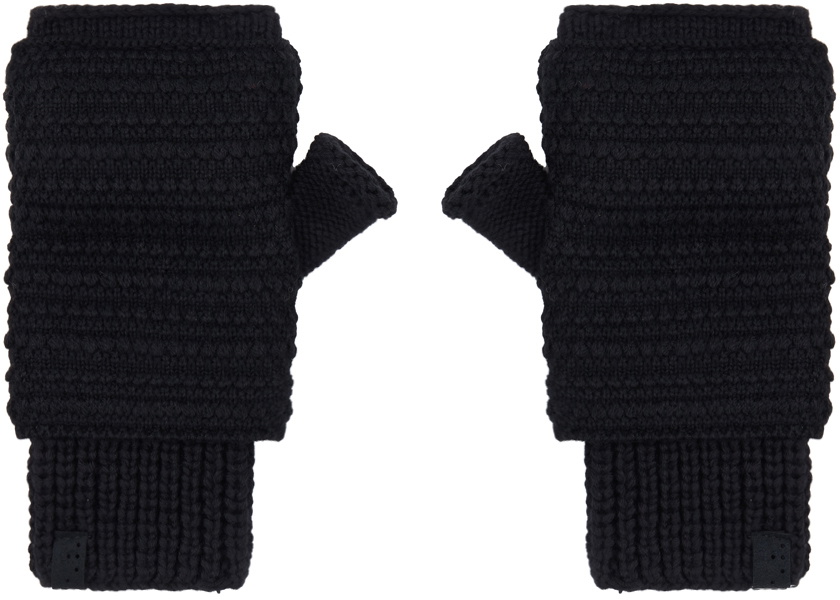DEVOA Black Knit Gloves