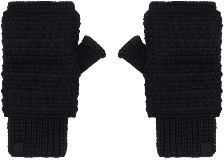 Photo: DEVOA Black Knit Gloves