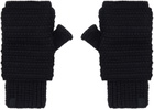 DEVOA Black Knit Gloves