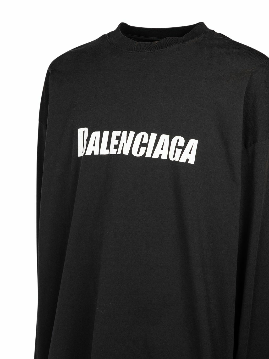 【送料&関税込】Balenciaga Oversize Cotton T-shirt Balenciaga Oversized cotton T-Shirt - Blue - Men