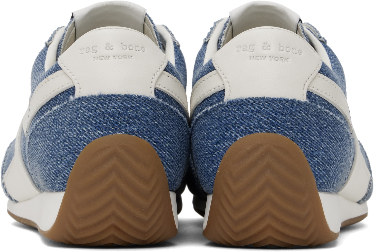 rag & bone Blue Slim Retro Runner Sneakers