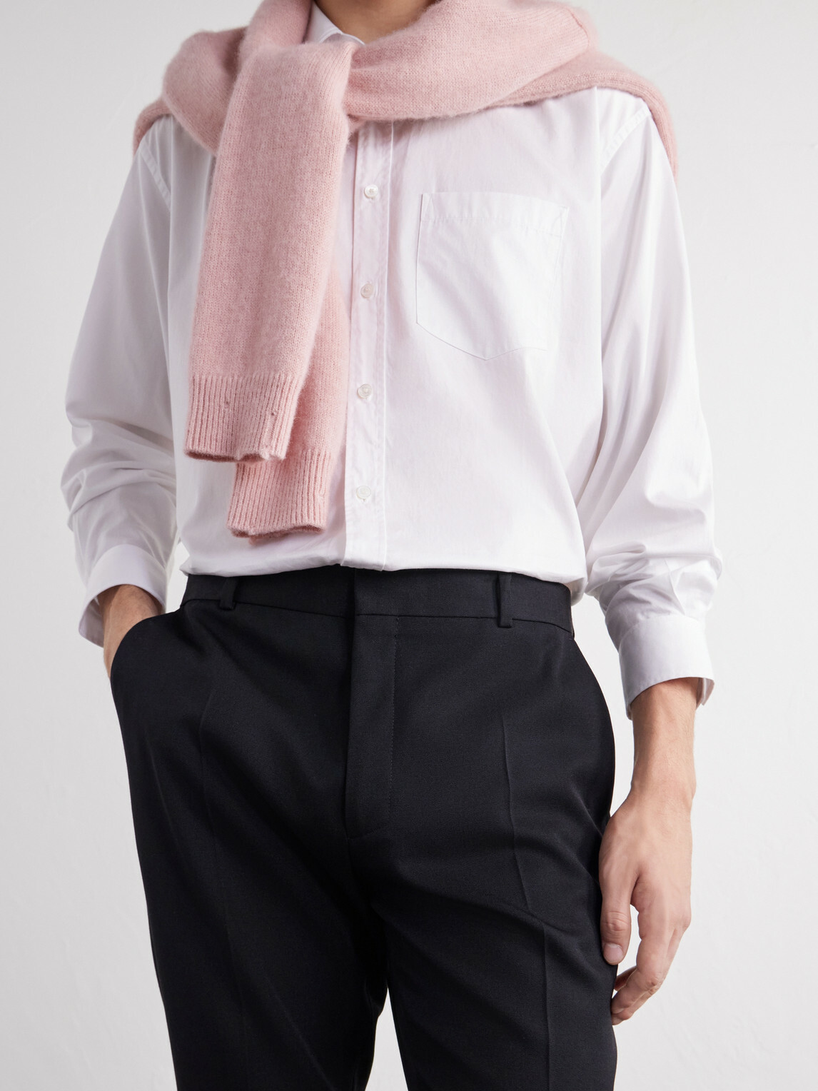 TOTEME - Flared Wool Trousers - Black