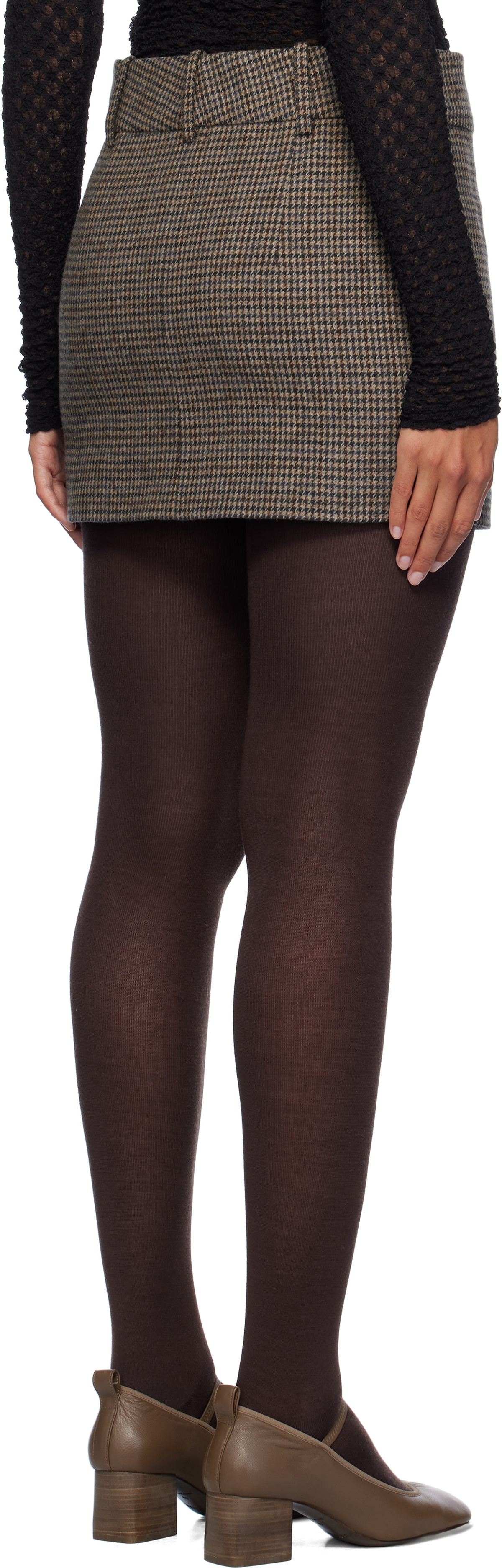 The Garment Brown Sion Miniskirt