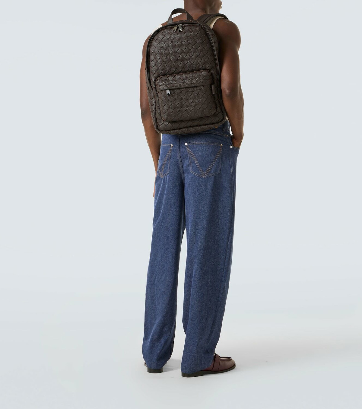 Bottega Veneta Intrecciato leather backpack