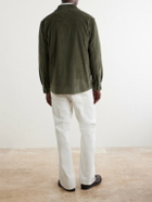 Canali - Cotton-Corduroy Overshirt - Green