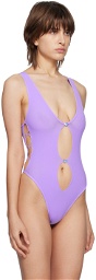 Poster Girl SSENSE Exclusive Purple Joyce Bodysuit