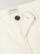 Oliver Spencer - Straight-Leg Organic Cotton-Twill Trousers - Neutrals