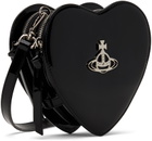 Vivienne Westwood Black Louise Heart Crossbody Bag