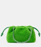 Loewe Flamenco Small faux fur bucket bag