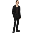Rick Owens Black Bozo Megatooth Boots
