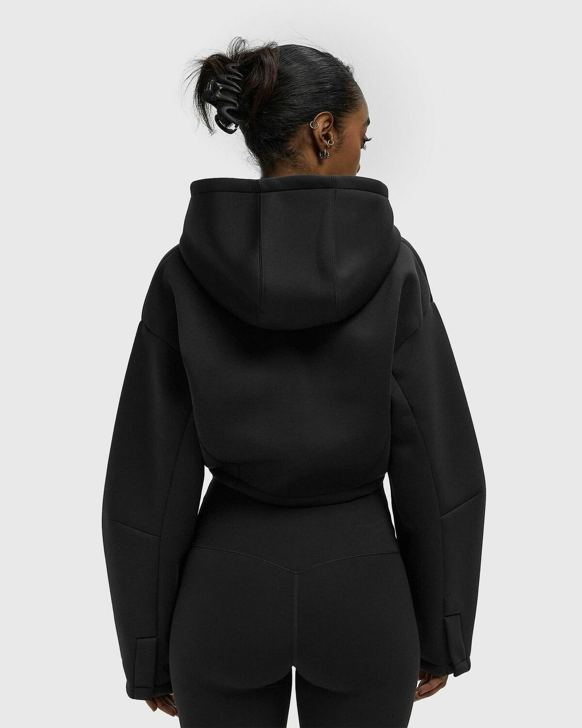 Nike PREGAME FLC FZ Black Womens Hoody