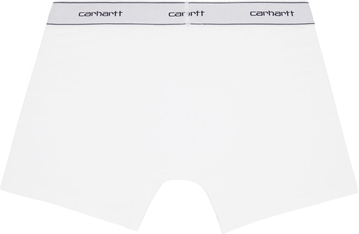 Carhartt Work In Progress Two-Pack White Cotton Trunk Boxer Briefs