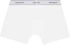 Carhartt Work In Progress Two-Pack White Cotton Trunk Boxer Briefs