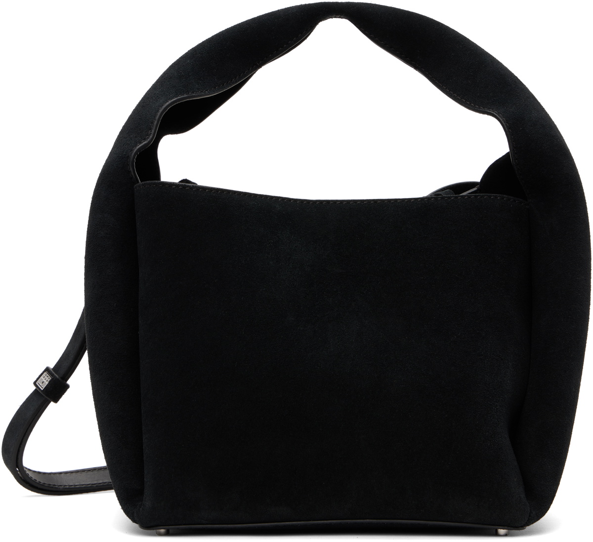 TOTEME Black Suede Bucket Bag Toteme