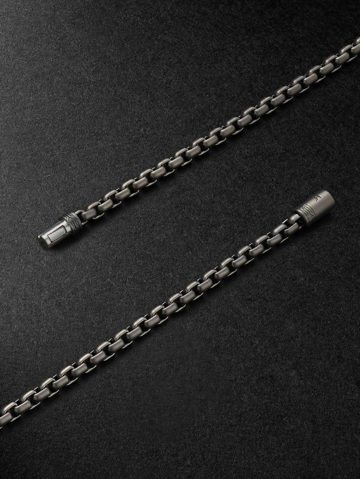 John Hardy - Rhodium-Plated Box Chain Necklace