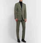TOM FORD - Shelton Slim-Fit Cotton Silk-Blend Suit Jacket - Green