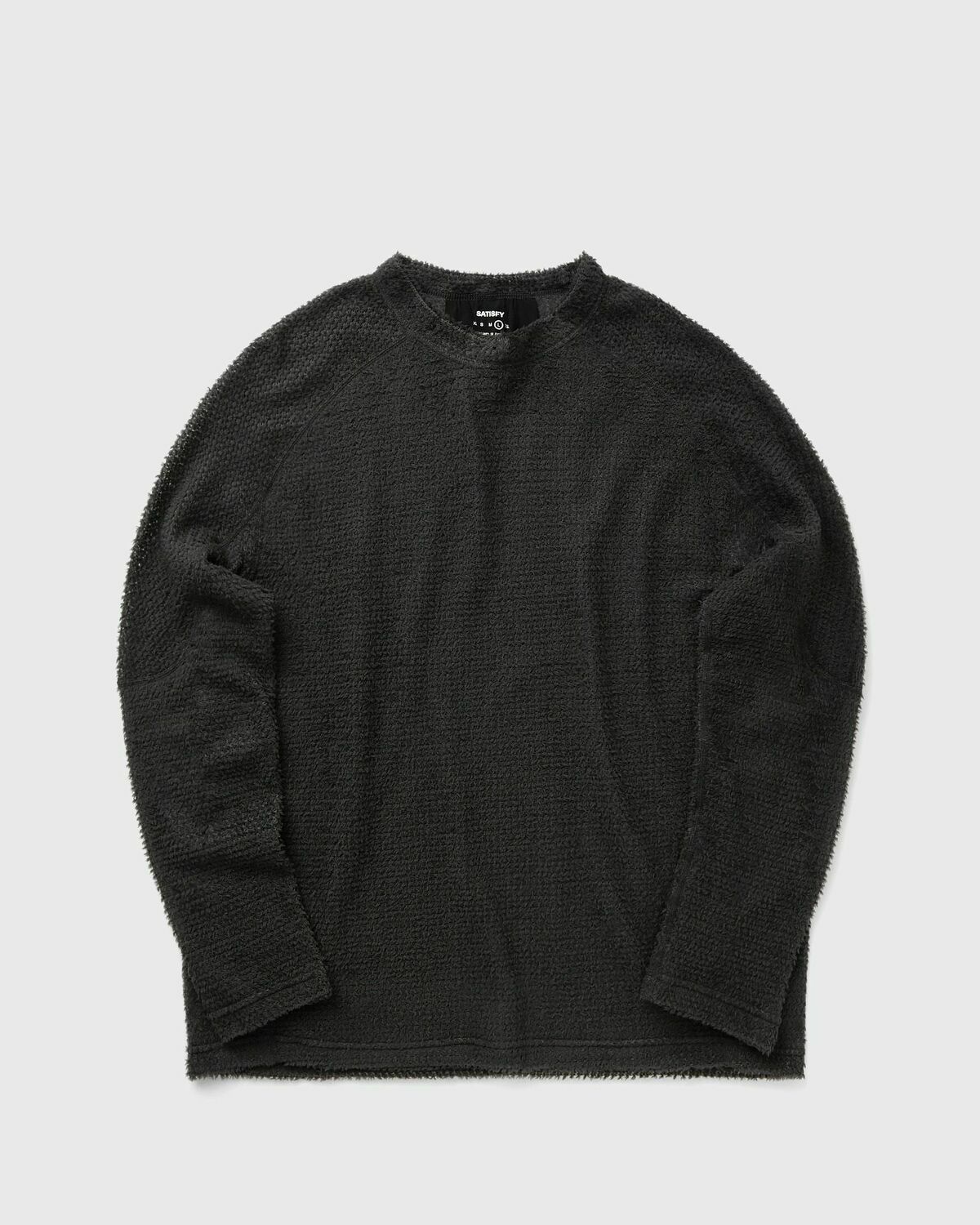 Satisfy Running Ghostfleece AD Long Tee Black Mens Sweatshirt