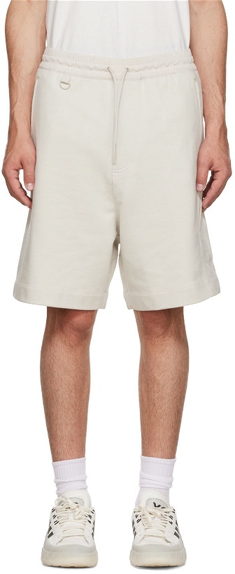 Photo: Y-3 Off-White Cotton Shorts