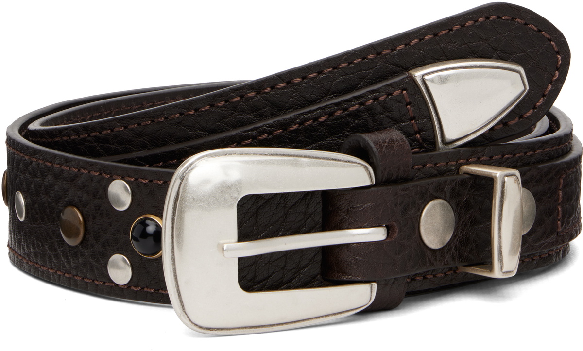 LEMAIRE Black Equestrian Belt Lemaire
