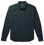 Save Khaki United - Checked Cotton-Flannel Shirt - Green