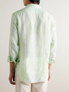 Boglioli - Cutaway-Collar Linen Shirt - Green