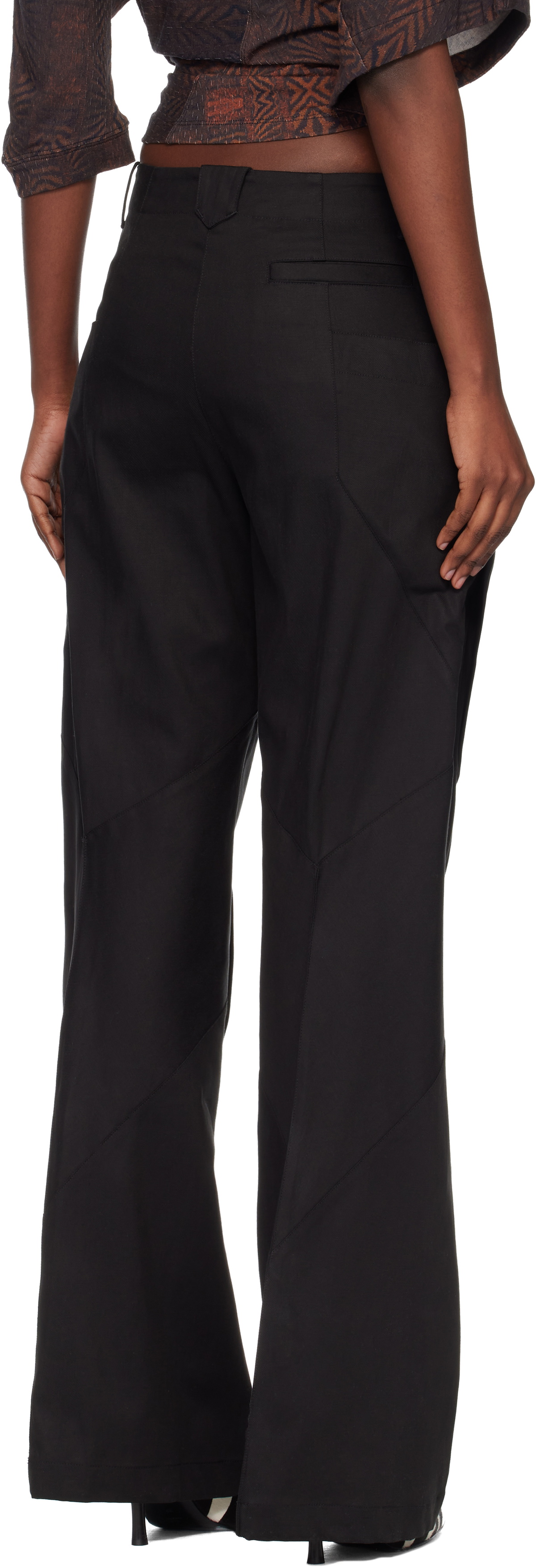 Kiko Kostadinov Black Centennial Trousers