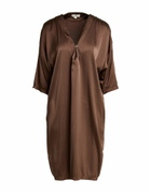 Crossley Womens Midi dress Chocolate in Brown