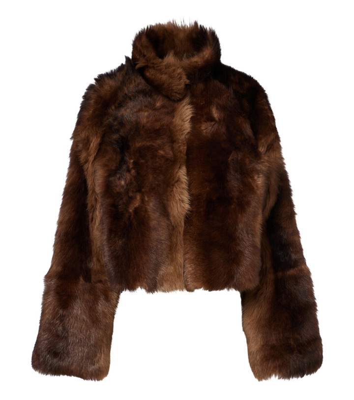 Photo: Nour Hammour Cameron shearling jacket