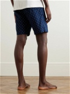 Derek Rose - Nelson 96 Printed Cotton-Jersey Drawstring Pyjama Shorts - Blue