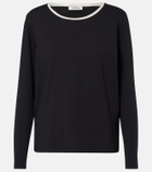 'S Max Mara Divina cotton-blend T-shirt