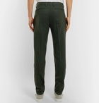 NN07 - Dark-Green Noho Slim-Fit Stretch-Wool Trousers - Men - Green