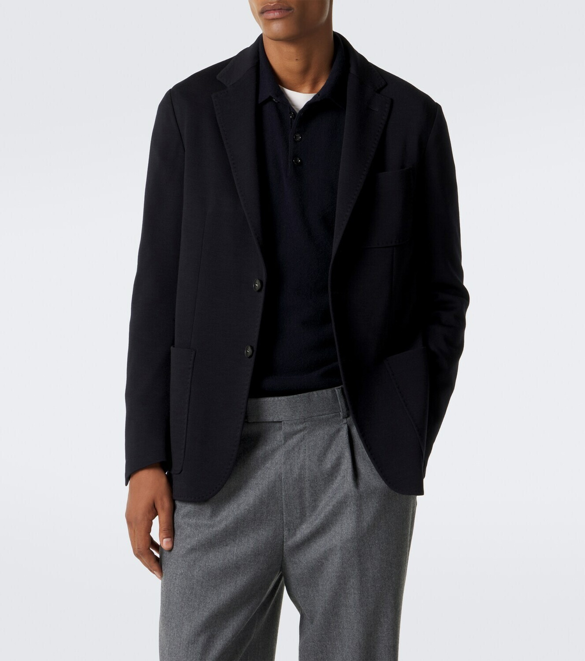Canali Single-breasted wool blazer