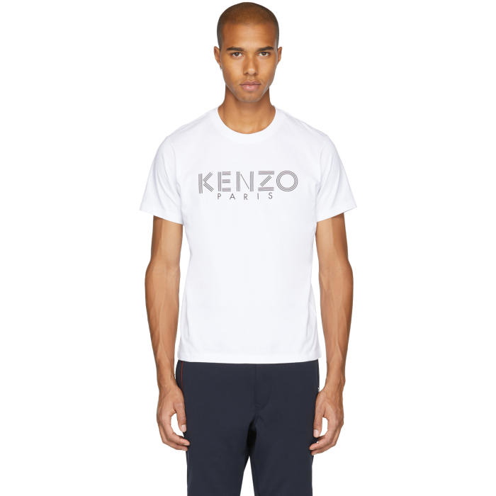 Photo: Kenzo White Logo T-Shirt