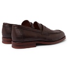 Loro Piana - City Life Full-Grain Leather Loafers - Men - Brown