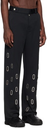 Uncertain Factor Black Sunken Starry Trousers